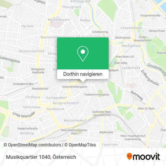Musikquartier 1040 Karte