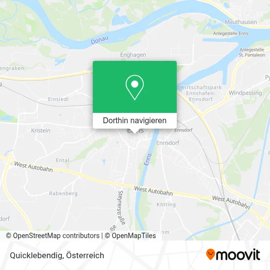 Quicklebendig Karte