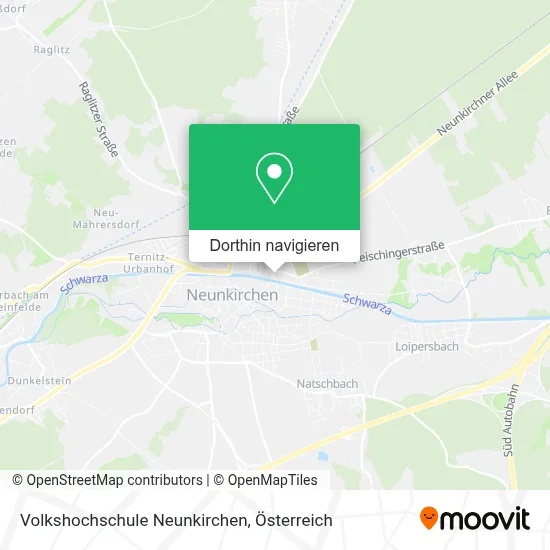 Volkshochschule Neunkirchen Karte