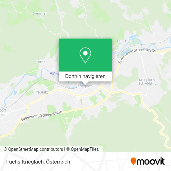 Fuchs Krieglach Karte