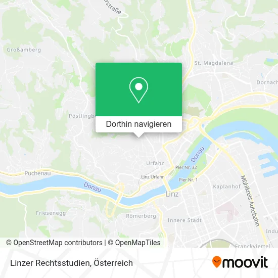 Linzer Rechtsstudien Karte