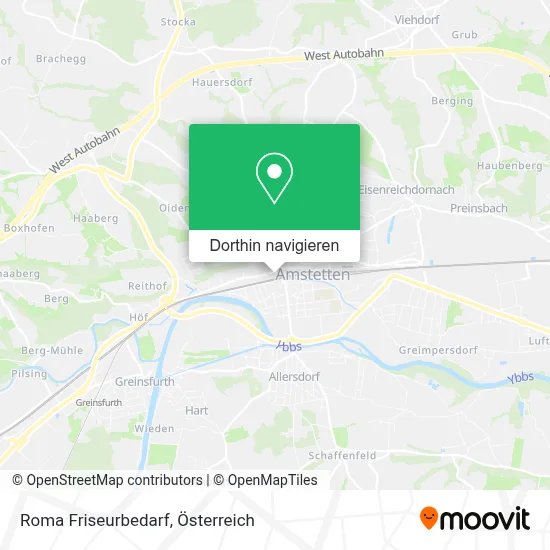 Roma Friseurbedarf Karte