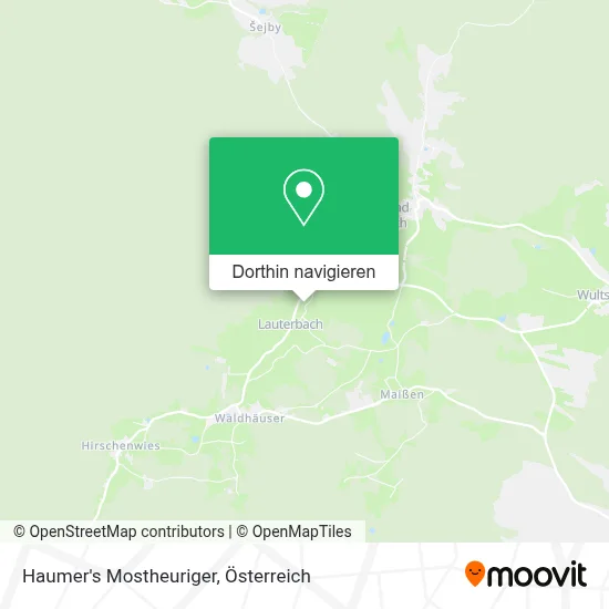 Haumer's Mostheuriger Karte
