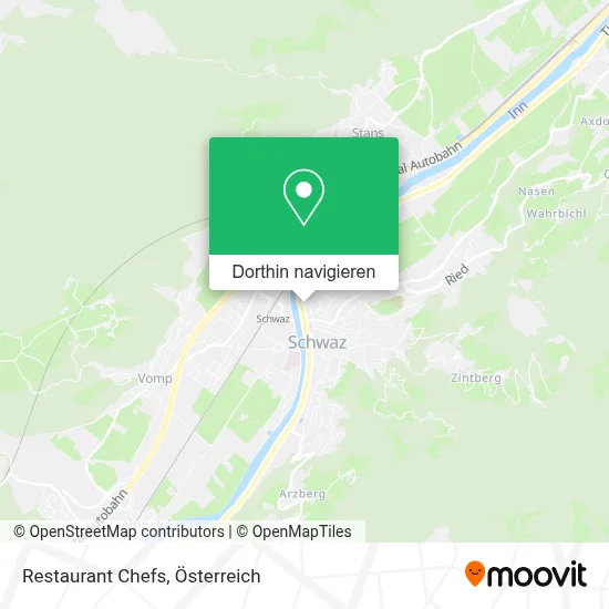 Restaurant Chefs Karte