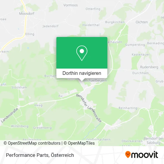Performance Parts Karte