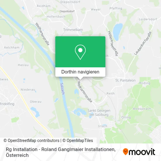 Rg Installation - Roland Ganglmaier Installationen Karte