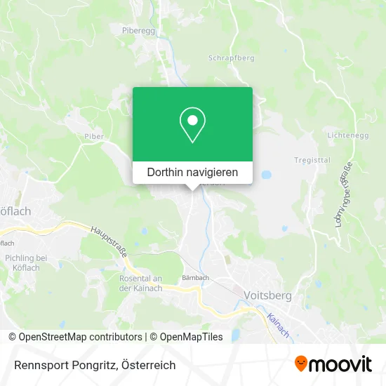 Rennsport Pongritz Karte