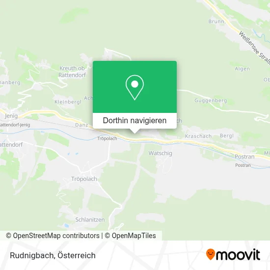 Rudnigbach Karte
