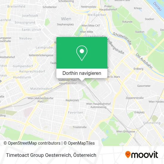 Timetoact Group Oesterreich Karte