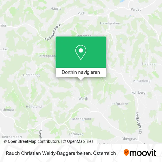Rauch Christian Weidy-Baggerarbeiten Karte
