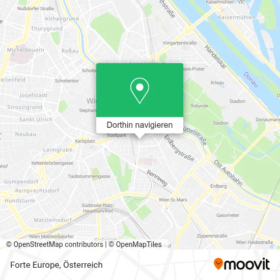 Forte Europe Karte