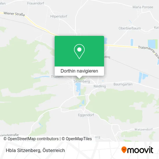 Hbla Sitzenberg Karte