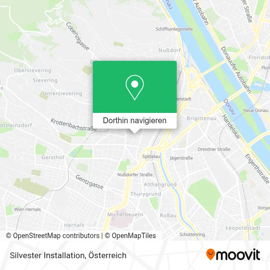Silvester Installation Karte