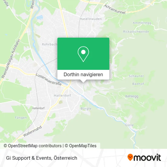 Gi Support & Events Karte