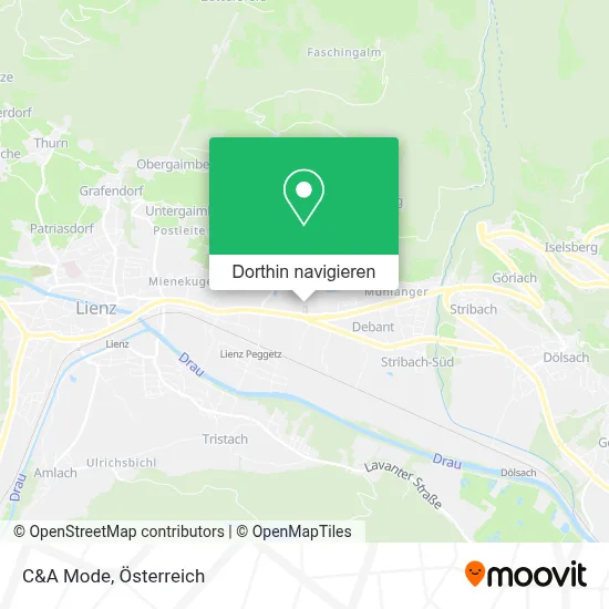 C&A Mode Karte