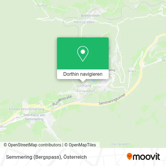 Semmering (Bergspass) Karte