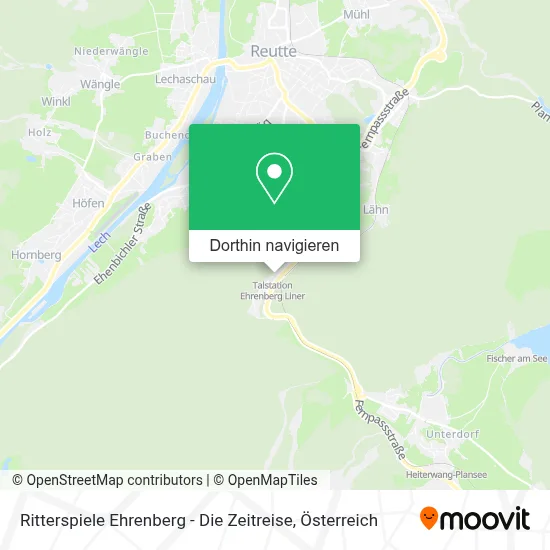 Ritterspiele Ehrenberg - Die Zeitreise Karte