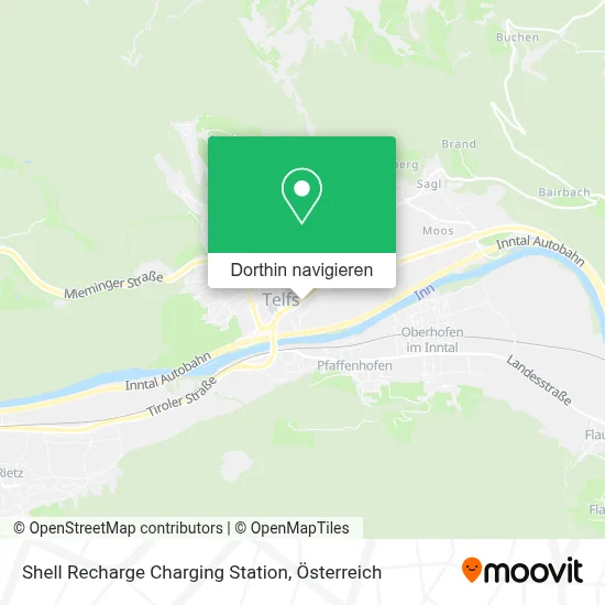 Shell Recharge Charging Station Karte