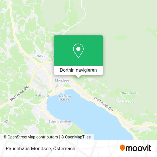 Rauchhaus Mondsee Karte
