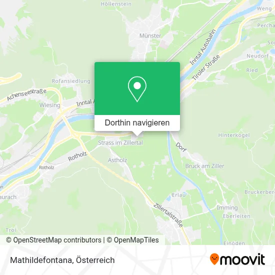 Mathildefontana Karte
