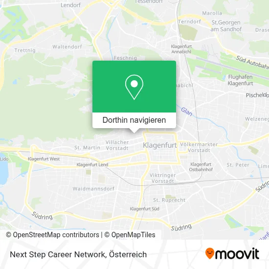 Next Step Career Network Karte