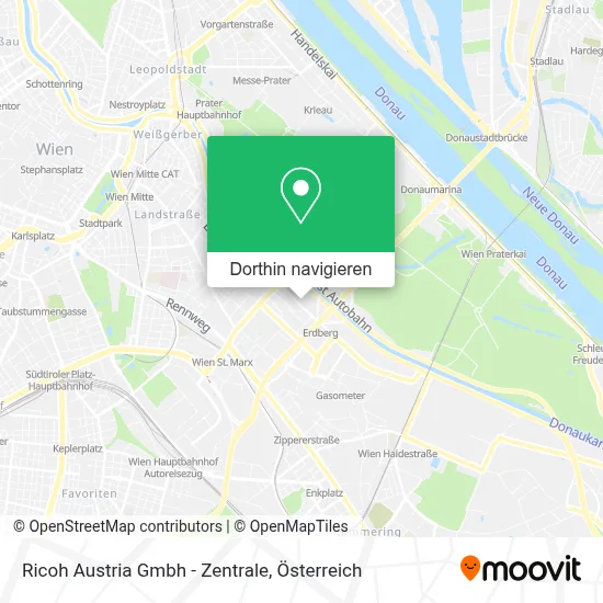 Ricoh Austria Gmbh  - Zentrale Karte