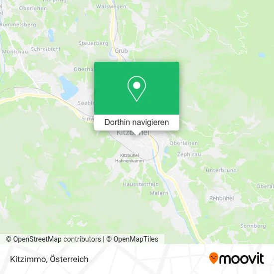 Kitzimmo Karte