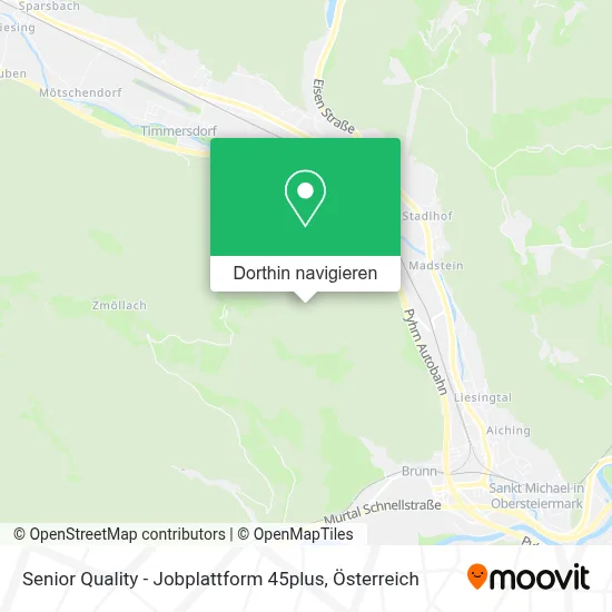 Senior Quality - Jobplattform 45plus Karte