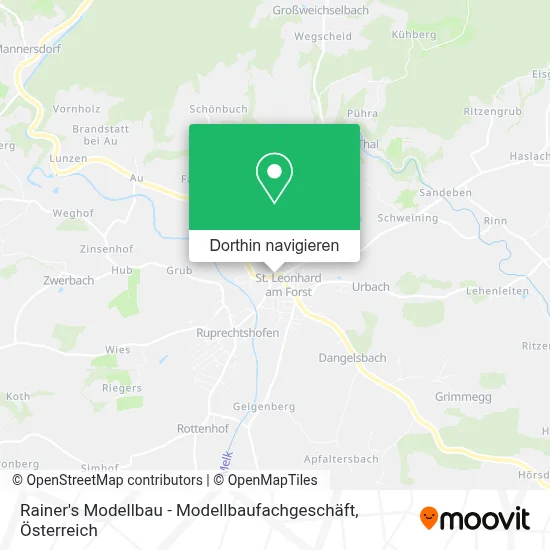 Rainer's Modellbau - Modellbaufachgeschäft Karte