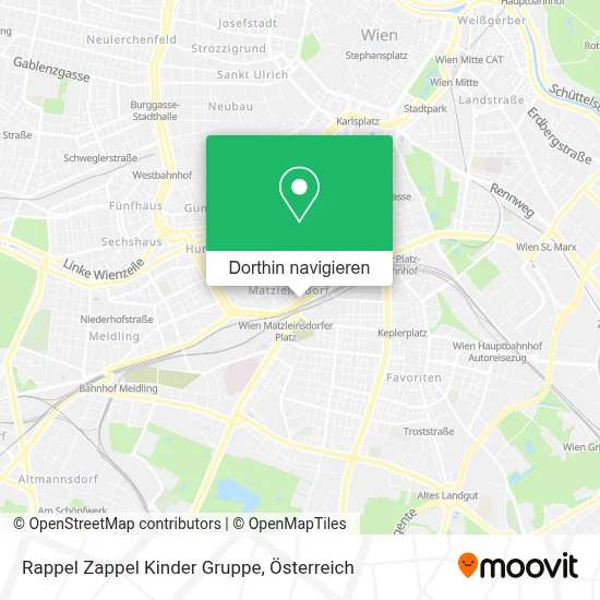 Rappel Zappel Kinder Gruppe Karte