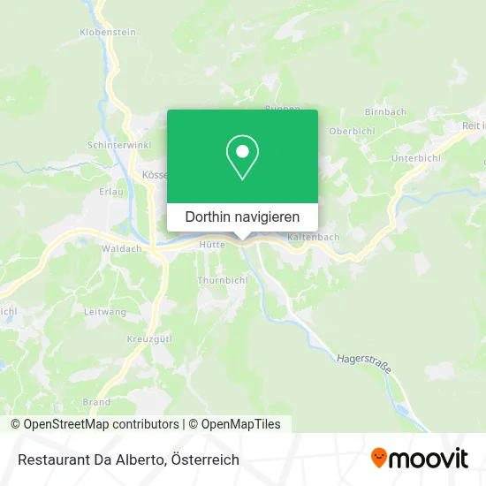 Restaurant Da Alberto Karte