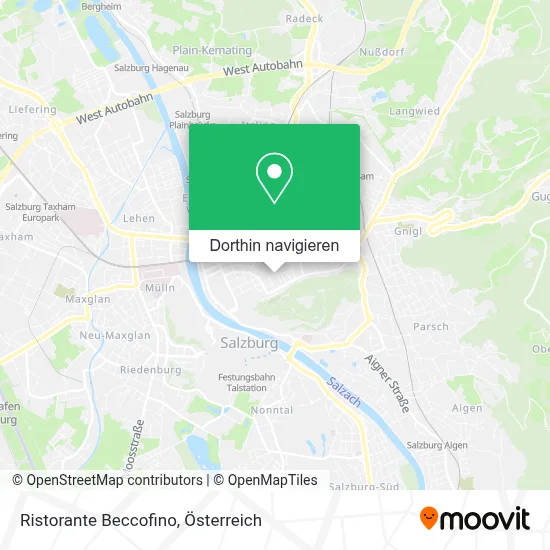 Ristorante Beccofino Karte