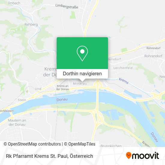 Rk Pfarramt Krems St. Paul Karte