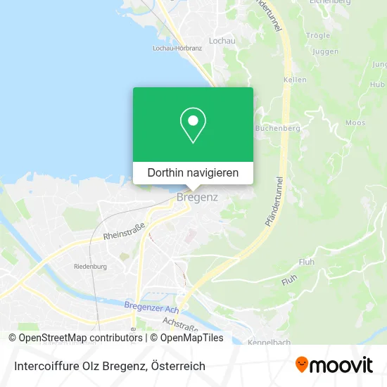 Intercoiffure Olz Bregenz Karte