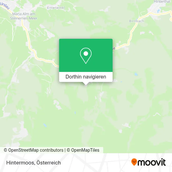 Hintermoos Karte
