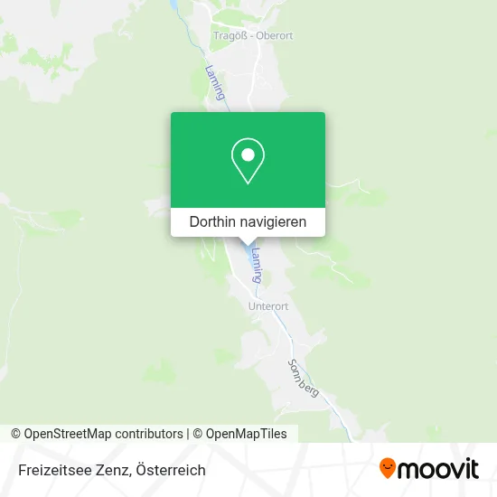 Freizeitsee Zenz Karte