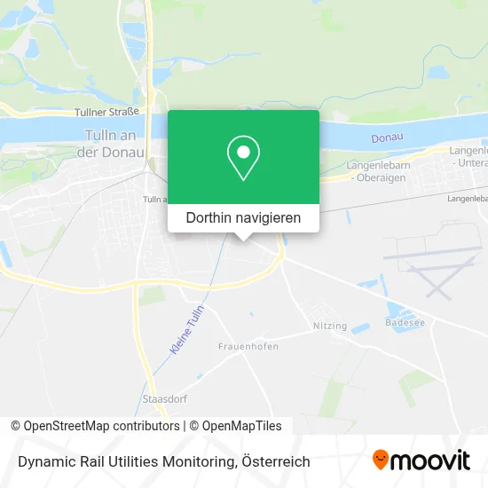 Dynamic Rail Utilities Monitoring Karte