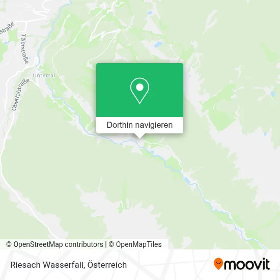 Riesach Wasserfall Karte