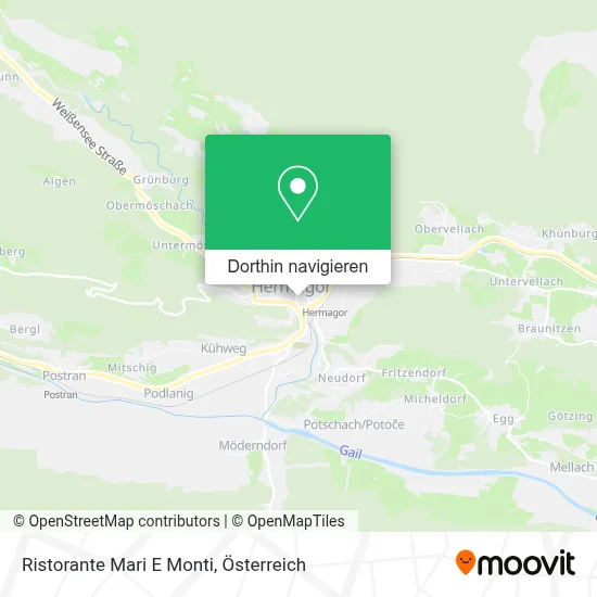 Ristorante Mari E Monti Karte