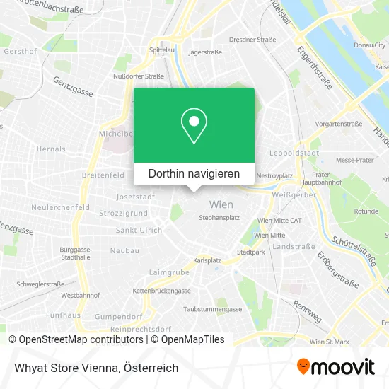 Whyat Store Vienna Karte