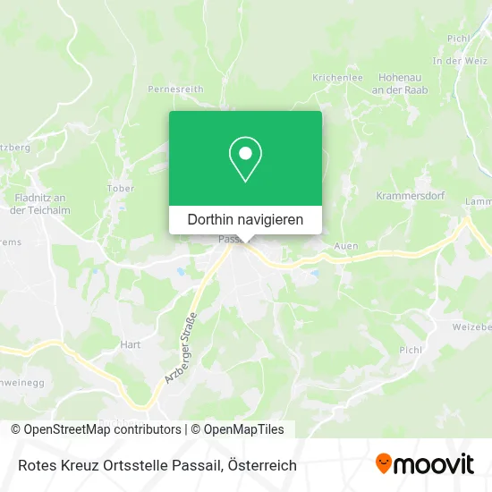 Rotes Kreuz Ortsstelle Passail Karte
