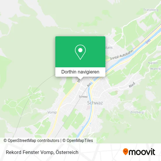 Rekord Fenster Vomp Karte