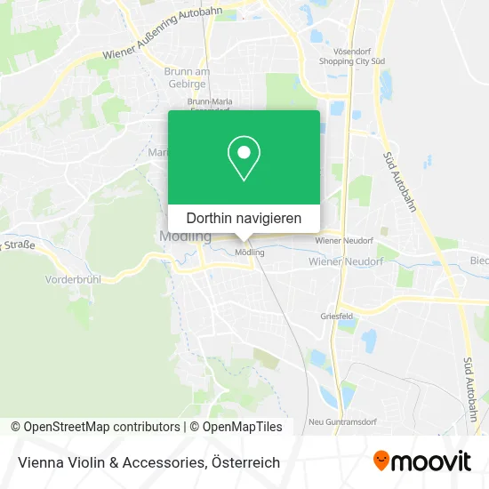 Vienna Violin & Accessories Karte