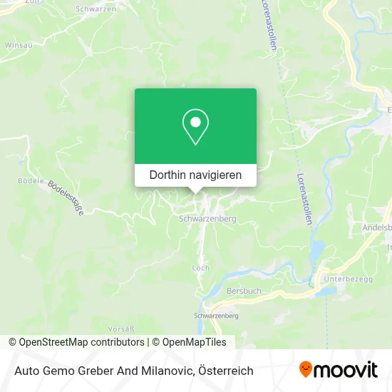 Auto Gemo Greber And Milanovic Karte