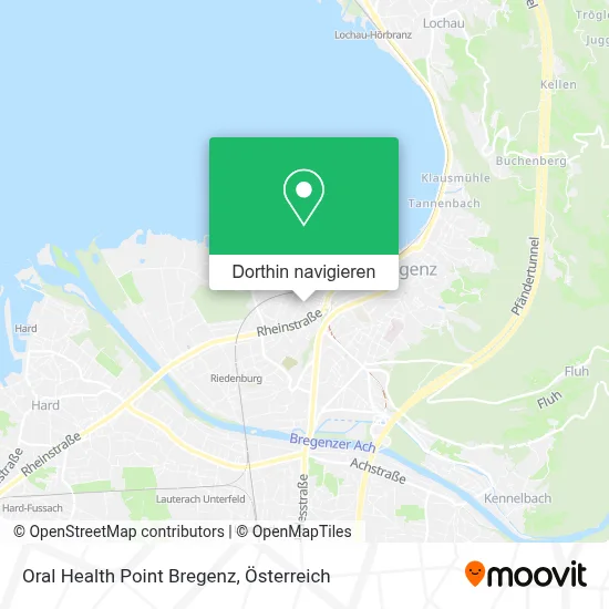 Oral Health Point Bregenz Karte