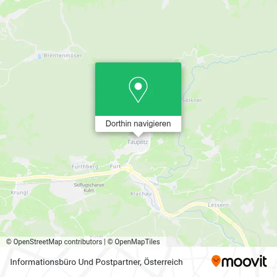 Informationsbüro Und Postpartner Karte