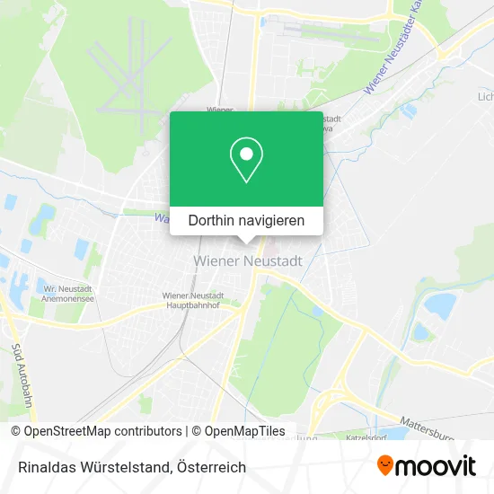 Rinaldas Würstelstand Karte