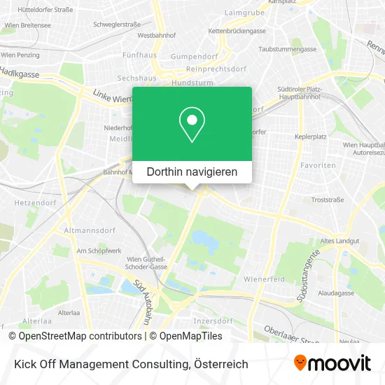 Kick Off Management Consulting Karte