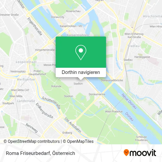 Roma Friseurbedarf Karte