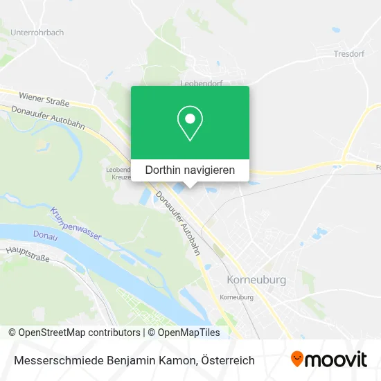 Messerschmiede Benjamin Kamon Karte
